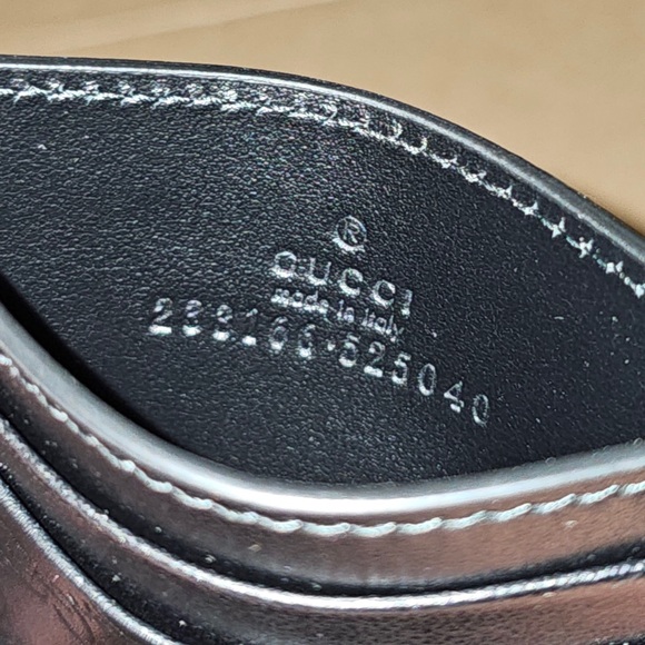 GG Guccissima Card Case / Gucci Card Holder / Gucci Card Wallet - Picture 7 of 7